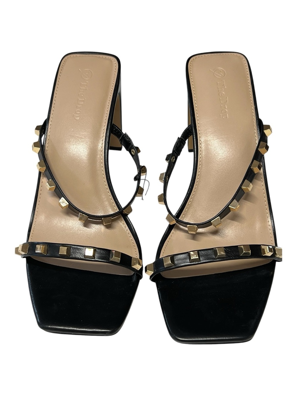 🆕 NWT The Drop Avery Studded Black Heels | 10 - Picture 3 of 7